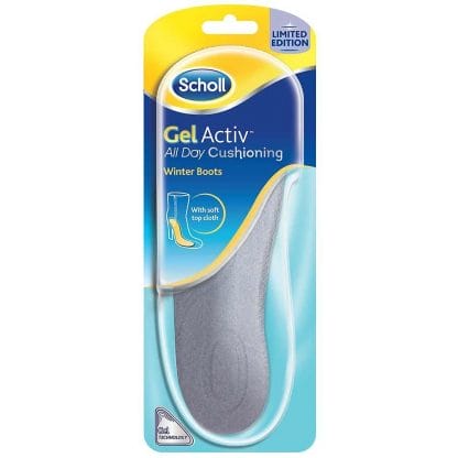 Scholl Gel Activ Boots Πάτοι Υποστήριξης του Πέλματος για Χειμερινές Μπότες 1 ζευγάρι