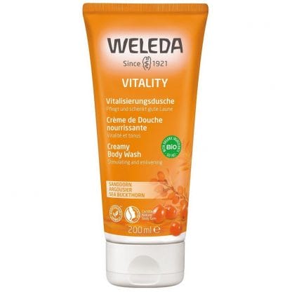 Weleda Creamy Body Wash Κρεμοντούς με Ιπποφαές για Φρεσκάδα & Τόνωση της Επιδερμίδας 200ml