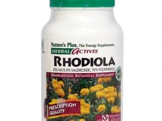 Nature's Plus Rhodiola 250mg Συμπλήρωμα Διατροφής για την Καλή Λειτουργία του Καρδιακού & Ανοσοποιητικού Συστήματος 60 V.Caps