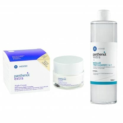 Medisei Panthenol Extra Promo Night Cream 50ml & Δώρο Micellar True Cleanser 3 in 1 500ml
