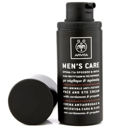 Apivita Mens Care Κρέμα Για το Πρόσωπο & τα Μάτια Κατά Των Ρυτίδων & Της Κούρασης Με Κάρδαμο & Πρόπολη 50ml