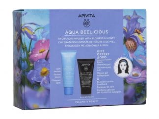 Apivita Πακέτο Προσφοράς Aqua Beelicious Κρέμα Gel Ελαφριάς Υφής 40ml & Δώρο Μαύρο Gel Καθαρισμού 50ml & Κορδέλα Μαλλιών