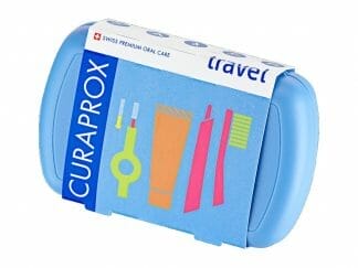 Curaprox Travel Set Blue Σετ Ταξιδίου Στοματικής Φροντίδας σε Γαλάζιο Χρώμα 1 Τεμάχιο