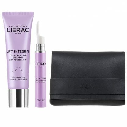 Lierac Lift Integral Πακέτο Προσφοράς Neck & Decollete Sculpting Lift Cream Gel 50ml & Serum Yeux & Paupieres 15ml &Δώρο Handbag