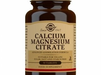 Solgar Calcium Magnesium Citrate Συμπλήρωμα Διατροφής για την Ενίσχυση του Νευρικού/Μυικού Συστήματος 50tablets