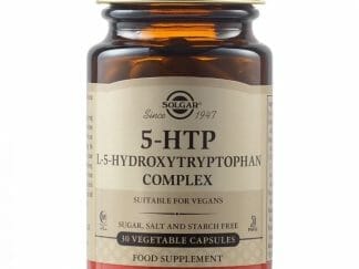 Solgar 5-HTP (5-Υδροξυ-Τρυπτοφανη) 100mg Συμπλήρωμα Διατροφής Απαραίτητο για την Καλή Υγεία του Εγκεφάλου veg.caps - 30 caps
