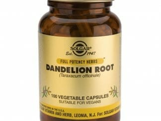 Solgar Dandelion Root Συμπλήρωμα Διατροφής Κατάλληλο για την Αποτοξίνωση του Ήπατος & της Χοληδόχου Κύστεως 100 veg.caps