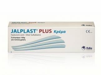 Jalplast Plus Cream Επουλωτική Κρέμα Με Υαλουρονικό Οξύ για την Αντιμετώπιση Δερματικών Βλαβών 100gr