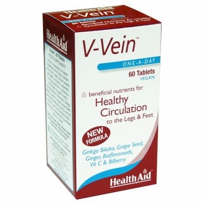 Health Aid V-Vein Συμπλήρωμα Διατροφής για την Ανακούφιση των Ποδιών 60tabs