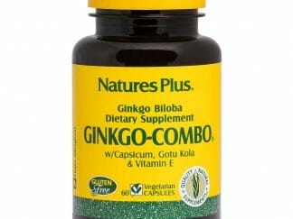 Nature's Plus Ginkgo Combo Φόρμουλα για τη Βελτίωση της Πνευματικής και Νοητικής Λειτουργίας 60vcaps