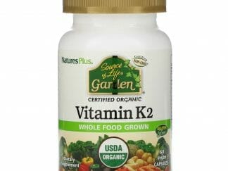 Nature's Plus Source of Life Garden Vitamin K2 120mcg Συμπλήρωμα Διατροφής με Βιταμίνη K2 60 Vcaps