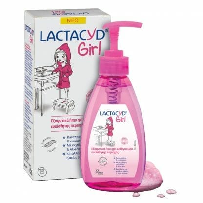 Lactacyd Girl Απαλό Καθαριστικό της Ευαίσθητης Περιοχής για Ηλικίες από 3+ Ετών 200ml
