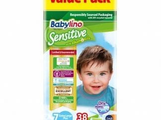 Babylino Sensitive Value Pack Extra Large Plus Νο7 (15+ kg) Παιδικές Πάνες 38 τεμάχια