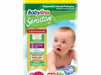 Babylino Sensitive Value Pack Maxi Νο4 (8-13kg) Βρεφικές Πάνες 50 τεμάχια