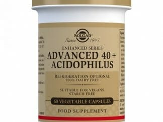 Solgar Advanced 40+ Acidophilus Συμπλήρωμα Διατροφής για Ηλικίες 40+ Διατήρηση της Καλής Λειτουργίας του Εντέρου 60veg.caps