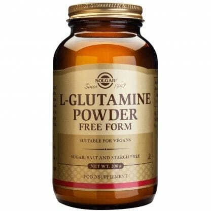 Solgar L-Glutamine Powder Συμπλήρωμα Διατροφής που Βοηθά στις Εντερικές Διαταραχές & Βελτιώνει τη Λειτουργία του Εγκεφάλου 200gr
