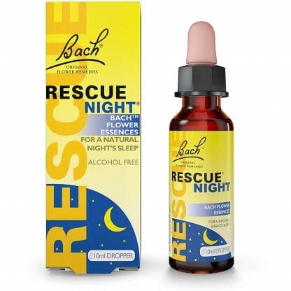 Power of Nature Bach Rescue Night Dropper Μοναδικός Συνδυασμός Ανθοϊαμάτων που Βοηθούν στην Αϋπνία 10ml