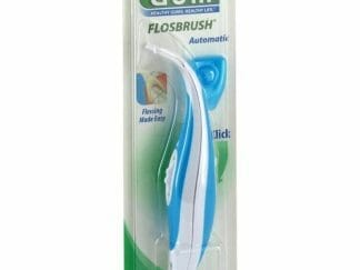 Gum Flosbrush Automatic Κερωμένο Οδοντικό Νήμα 250 Χρήσεις (847) Γαλάζιο, 1 Τεμάχιο
