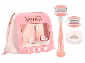 Gillette Venus ComfortGlide Spa Breeze Γυναικεία Ξυριστική Μηχανή + 1 Κεφαλή + Θήκη Ταξιδίου για την κεφαλή + Νεσεσέρ