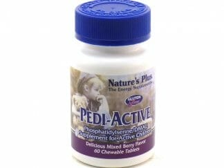 Nature's Plus Pedi-Active Συμπλήρωμα Διατροφής για την Αντιμετώπισης της Αδυναμία Συγκέντρωσης στα Παιδία 60 Μασώμενα Δισκία.