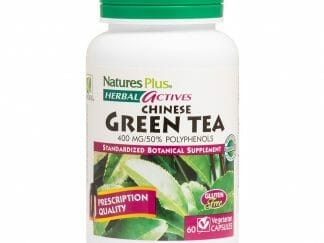 Nature's Plus Nature's Plus, Green Tea (Chinese) 400 mg Συμπλήρωμα από Πράσινο Τσάι με Αντιοξειδωτικές Ιδιότητες 60caps