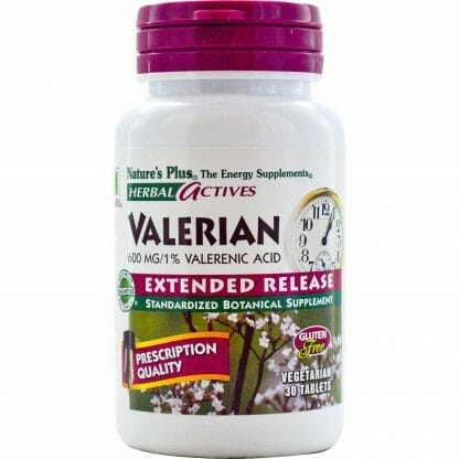 Nature's Plus Valerian 600mg Extended Release Συμπλήρωμα Διατροφής με Βαλεριάνα Παρατεταμένης Απελευθέρωσης 30Veg.tabs