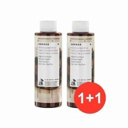 KORRES 1+1 ΑΦΡΟΛΟΥΤΡΟ Βανίλια Κανέλα 2x250ml
