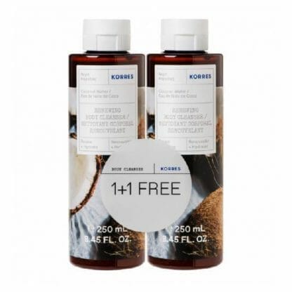 KORRES 1+1 AΦΡΟΛΟΥΤΡΟ Νερό Καρύδας 2x250ml
