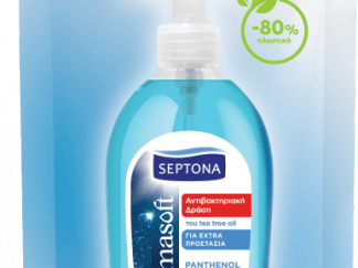 Septona Αντιβακτηριδιακό Υγρό Σαπούνι Χεριών Με Πανθενόλη Ανταλλακτικό 1000ml