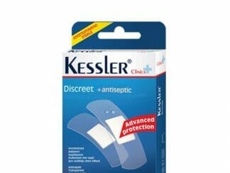 Kessler Discreet Antiseptic Αυτοκόλλητα, Αδιάβροχα, Διάφανα Επιθέματα 20strips