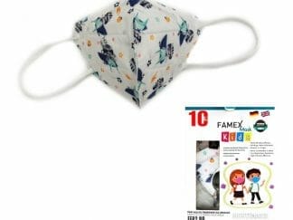 Famex Mask Kids Παιδικές Μάσκες Προστασίας μιας Χρήσης FFP2 NR Superhero Cat 10 Τεμάχια