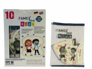 Famex Mask Kids Παιδικές Μάσκες Προστασίας μιας Χρήσης FFP2 NR Cowboy 10 Τεμάχια