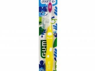 Gum Junior Soft Παιδική Οδοντόβουρτσα με Βεντούζα Στερέωσης 6+ ετών (902) - κίτρινο