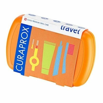 Curaprox Travel Set Orange Σετ Ταξιδίου Στοματικής Φροντίδας σε Πορτοκαλί Χρώμα 1 Τεμάχιο