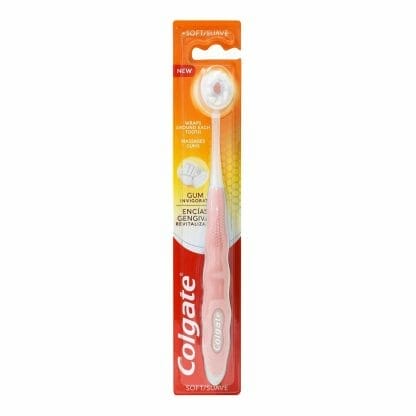 Colgate Gum Invigorate Οδοντόβουρτσα για Βαθύ Καθαρισμό Soft, 1 Τεμάχιο - ροζ