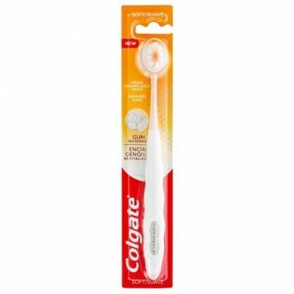Colgate Gum Invigorate Οδοντόβουρτσα για Βαθύ Καθαρισμό Soft, 1 Τεμάχιο - άσπρο