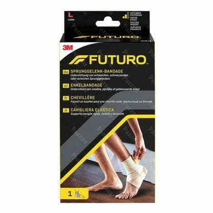 Futuro Wrap Around Ankle Support 47876 Large Επιστραγαλίδα με Ιμάντα Περίδεσης Μέτριας Στήριξης, 1 Τεμάχιο