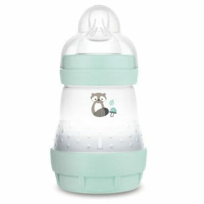 Mam Easy Start™ Anti-Colic 0+ Μηνών, Κωδ 350S Μπιμπερό Πολυπροπυλενίου με Θηλή Σιλικόνης & Σύστημα Κατά των Κολικών 160ml - Γαλάζιο 2