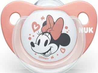 Nuk Trendline Disney Mickey Silicone Ορθοδοντική Πιπίλα Σιλικόνης 6-18 Μηνών 1 Τεμάχιο - Πορτοκαλί