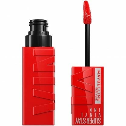 Maybelline New York Superstay Vinyl Ink Υγρό Κραγιόν με Vinyl Τελείωμα για Χείλη με Έντονο Χρώμα & Διάρκεια 1 Τεμάχιο - 25/ Red Hot