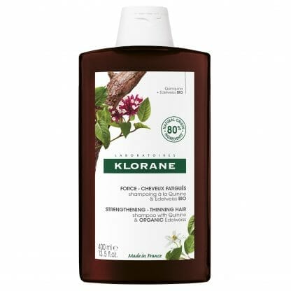 Klorane Shampooing a la Quinine & Edelweiss Bio Σαμπουάν με Κινίνη Κατά της Τριχόπτωσης 400ml