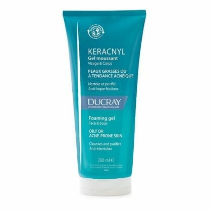 Ducray Keracnyl Gel Moussant Gel Καθαρισμού Προσώπου & Σώματος για Δέρματα με Ατέλειες - 200ml