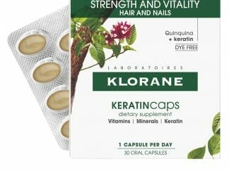 Klorane Quinine & Keratin Caps Συμπλήρωμα Διατροφής με Κινίνη & Κερατίνη για Δύναμη & Ζωντάνια σε Μαλλιά & Νύχια 30caps