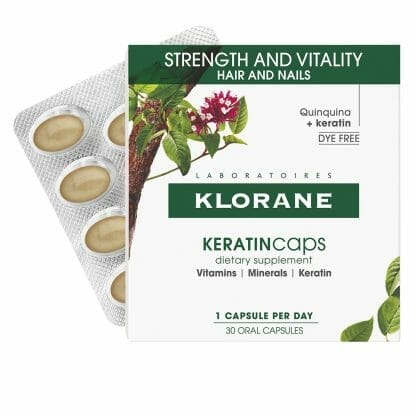 Klorane Quinine & Keratin Caps Συμπλήρωμα Διατροφής με Κινίνη & Κερατίνη για Δύναμη & Ζωντάνια σε Μαλλιά & Νύχια 30caps