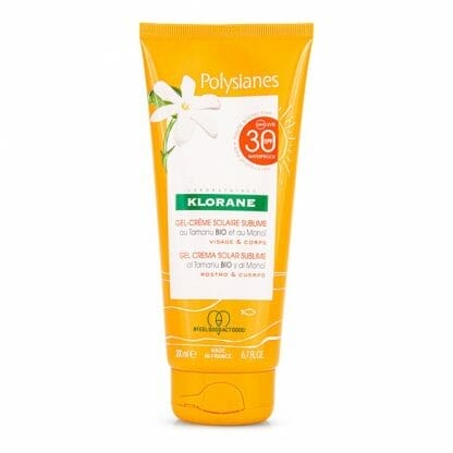 Klorane Sun Polysianes Solar Sublime Spf30 with Monoi &AC Tamaru Αντηλιακή Gel Cream για Πρόσωπο & Σώμα Υψηλής Προστασίας 200ml