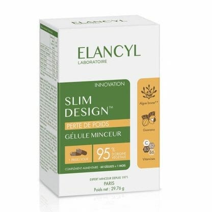 Elancyl Slim Design Gelule Minceur Συμπλήρωμα Διατροφής, Υποβοηθά το Αδυνάτισμα & Διατηρεί το Δέρμα Σφριγηλό 60 Caps