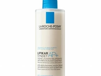 La Roche-Posay Lipikar Syndet AP+ Κρέμα Καθαρισμού για Αναπλήρωση των Λιπιδίων, Κατά των Ερεθισμών & του Κνησμού, Χωρίς Σαπούνι - 400ml