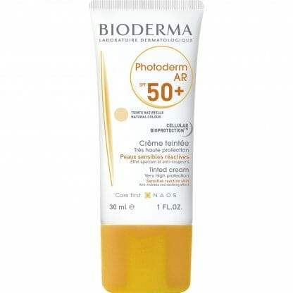 Bioderma Photoderm Ar Spf50+ Tinted Cream Αντηλιακή Κρέμα Προσώπου για το Ευαίσθητο Δέρμα με Ερυθρότητα και Ευρυαγγείες 30ml