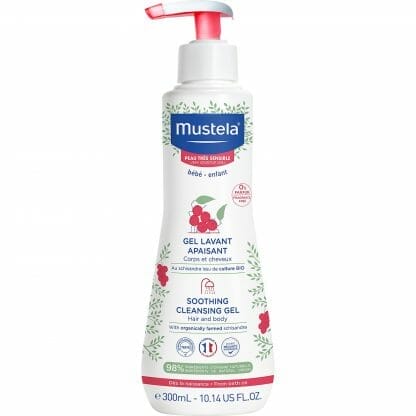 Mustela Soothing Cleansing Hair & Body Gel Βρεφικό Καταπραϋντικό Καθαριστικό Τζελ για Μαλλιά & Σώμα 300ml