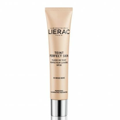 Lierac Teint Perfect Skin Perfecting Illuminating Fluid Spf20 Dermo-Make Up Διορθωτικό Υγρό Make Up για Φυσικό Αποτέλεσμα 30ml - 03 Golden Beige